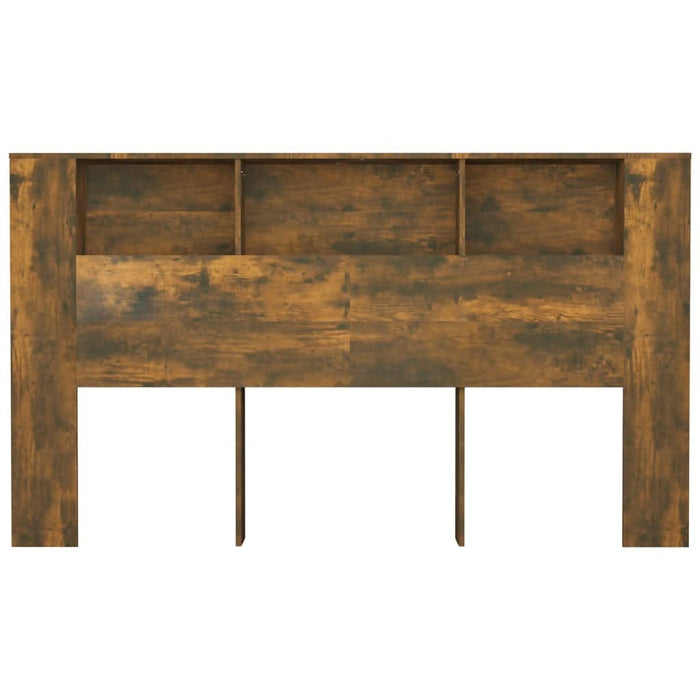 Tăblie de pat cu dulap, stejar fumuriu, 180x18,5x104,5 cm - WALTI WALTI
