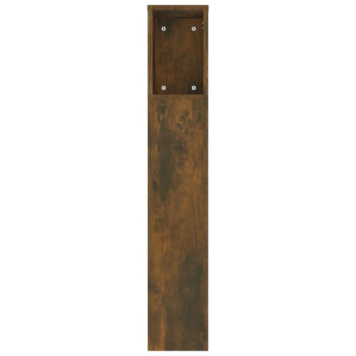 Tăblie de pat cu dulap, stejar fumuriu, 180x18,5x104,5 cm - WALTI WALTI