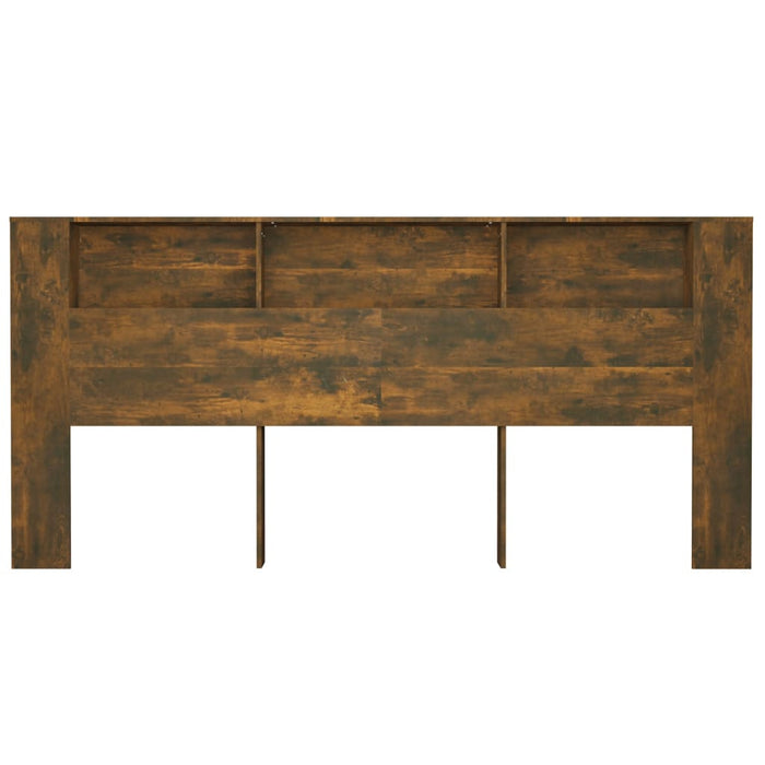 Tăblie de pat cu dulap, stejar fumuriu, 220x18,5x104,5 cm - WALTI WALTI