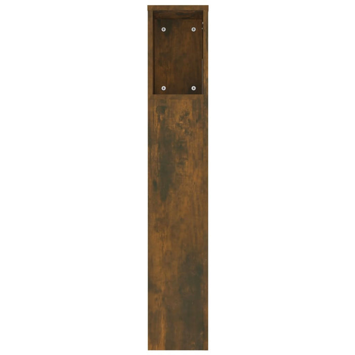 Tăblie de pat cu dulap, stejar fumuriu, 220x18,5x104,5 cm - WALTI WALTI