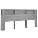 Tăblie de pat cu dulap, gri sonoma, 220x18,5x104,5 cm - WALTI WALTI