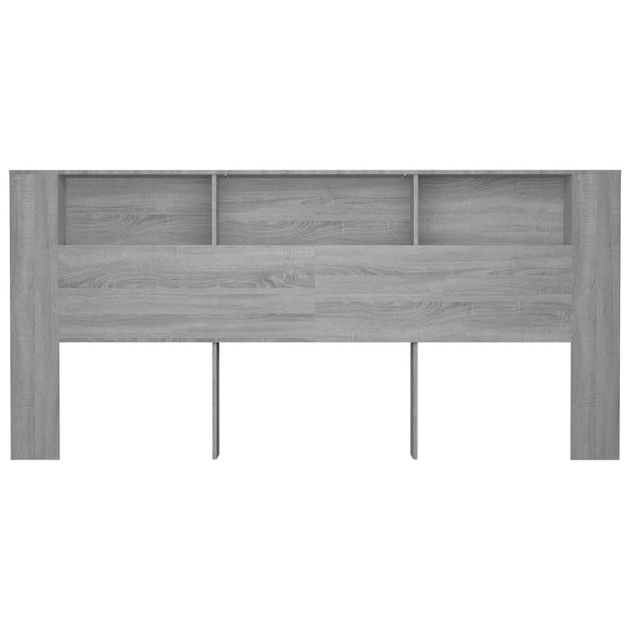 Tăblie de pat cu dulap, gri sonoma, 220x18,5x104,5 cm - WALTI WALTI