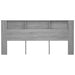 Tăblie de pat cu dulap, gri sonoma, 220x18,5x104,5 cm - WALTI WALTI