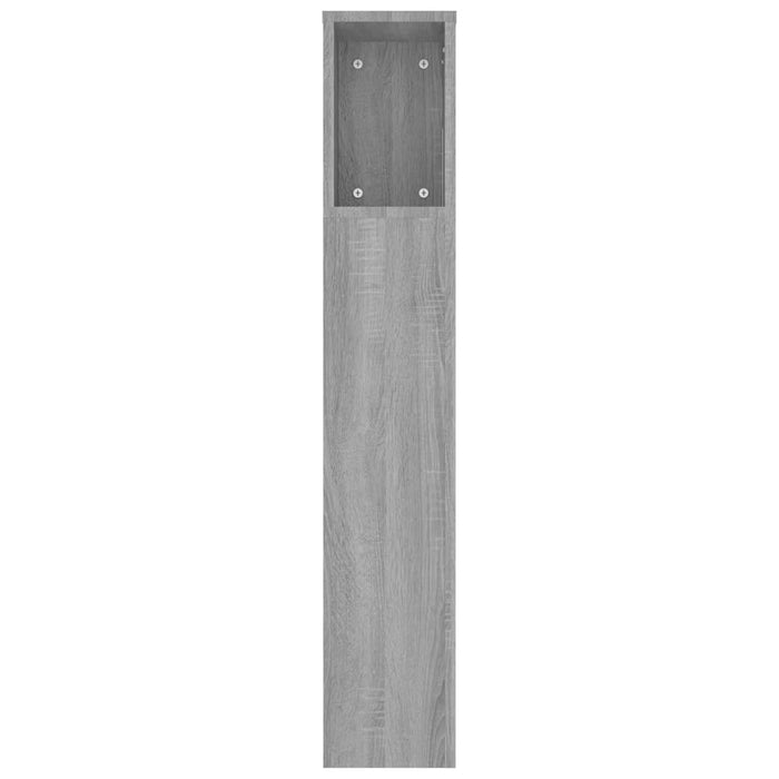 Tăblie de pat cu dulap, gri sonoma, 220x18,5x104,5 cm - WALTI WALTI