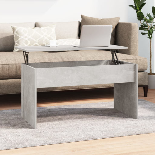 Măsuță de cafea, gri beton, 102x50,5x52,5 cm, lemn prelucrat - WALTI WALTI