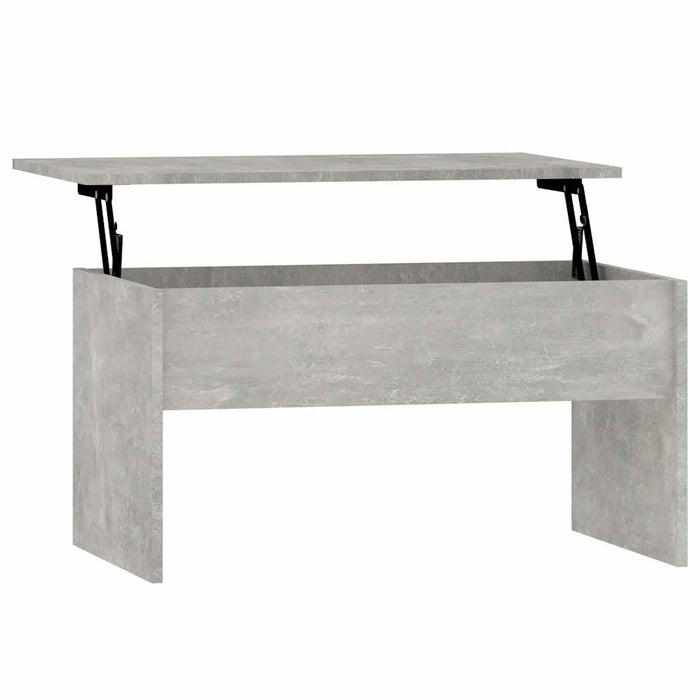Măsuță de cafea, gri beton, 80x50,5x41,5 cm, lemn prelucrat - WALTI WALTI