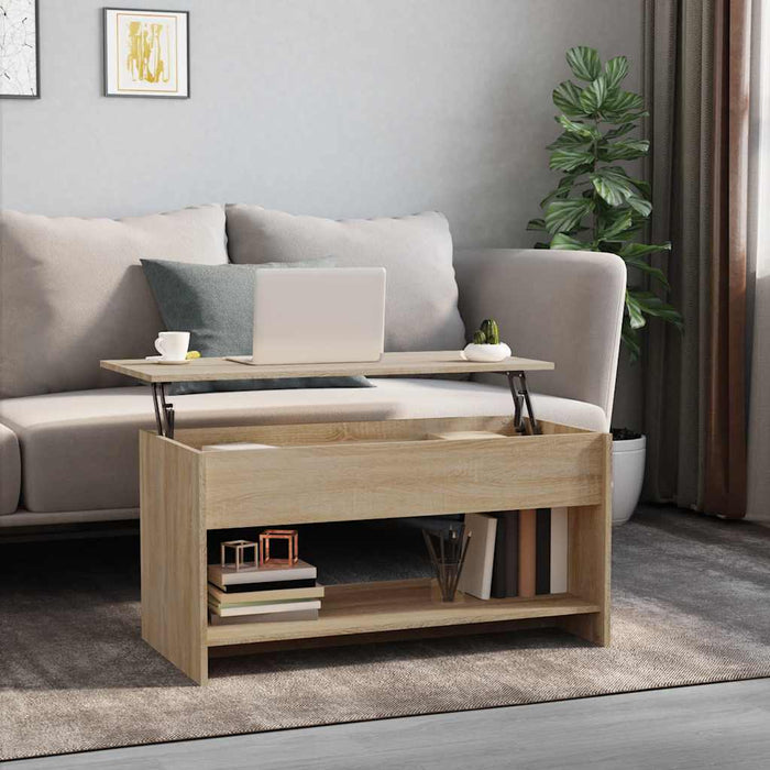 Măsuță de cafea, stejar Sonoma, 102x50x52,5 cm, PAL - WALTI WALTI