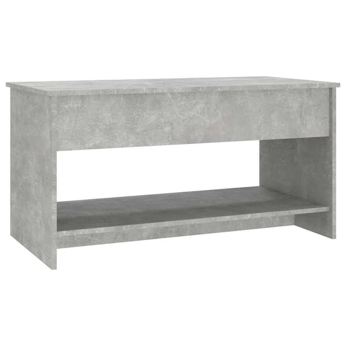 Măsuță de cafea, gri beton, 102x50x52,5 cm, lemn prelucrat - WALTI WALTI