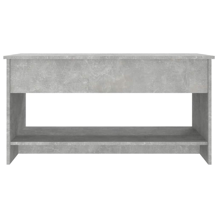 Măsuță de cafea, gri beton, 102x50x52,5 cm, lemn prelucrat - WALTI WALTI