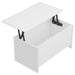 Măsuță de cafea, alb, 102x55,5x52,5 cm, lemn prelucrat - WALTI WALTI