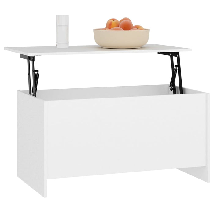 Măsuță de cafea, alb, 102x55,5x52,5 cm, lemn prelucrat - WALTI WALTI