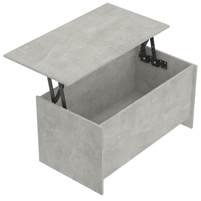 Măsuță de cafea, gri beton, 102x55,5x52,5 cm, lemn prelucrat - WALTI WALTI