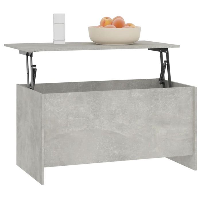 Măsuță de cafea, gri beton, 102x55,5x52,5 cm, lemn prelucrat - WALTI WALTI