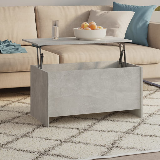 Măsuță de cafea, gri beton, 102x55,5x52,5 cm, lemn prelucrat - WALTI WALTI