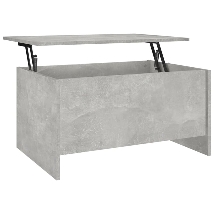 Măsuță de cafea, gri beton, 80x55,5x41,5 cm, lemn prelucrat - WALTI WALTI