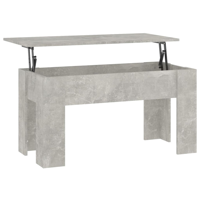 Măsuță de cafea, gri beton, 101x49x52 cm, lemn prelucrat - WALTI WALTI