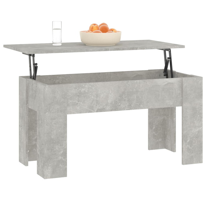 Măsuță de cafea, gri beton, 101x49x52 cm, lemn prelucrat - WALTI WALTI