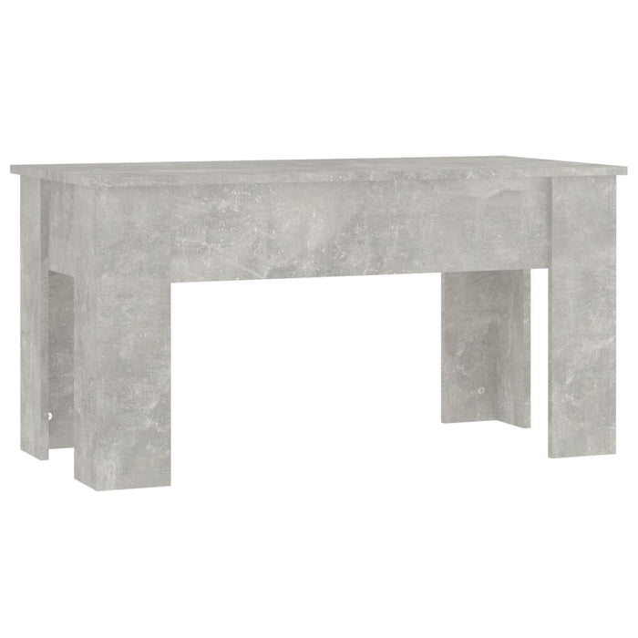 Măsuță de cafea, gri beton, 101x49x52 cm, lemn prelucrat - WALTI WALTI