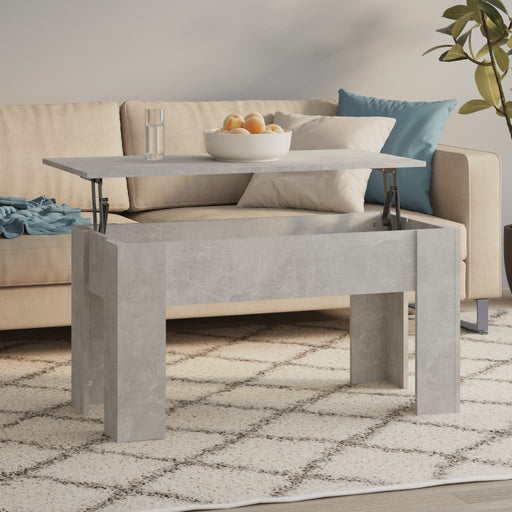 Măsuță de cafea, gri beton, 101x49x52 cm, lemn prelucrat - WALTI WALTI