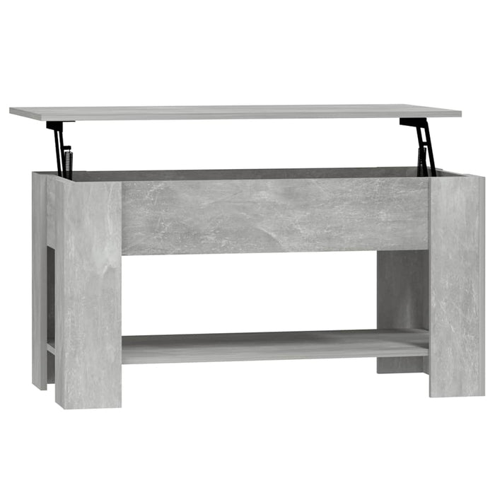 Măsuță de cafea, gri beton, 101x49x52 cm, lemn prelucrat - WALTI WALTI