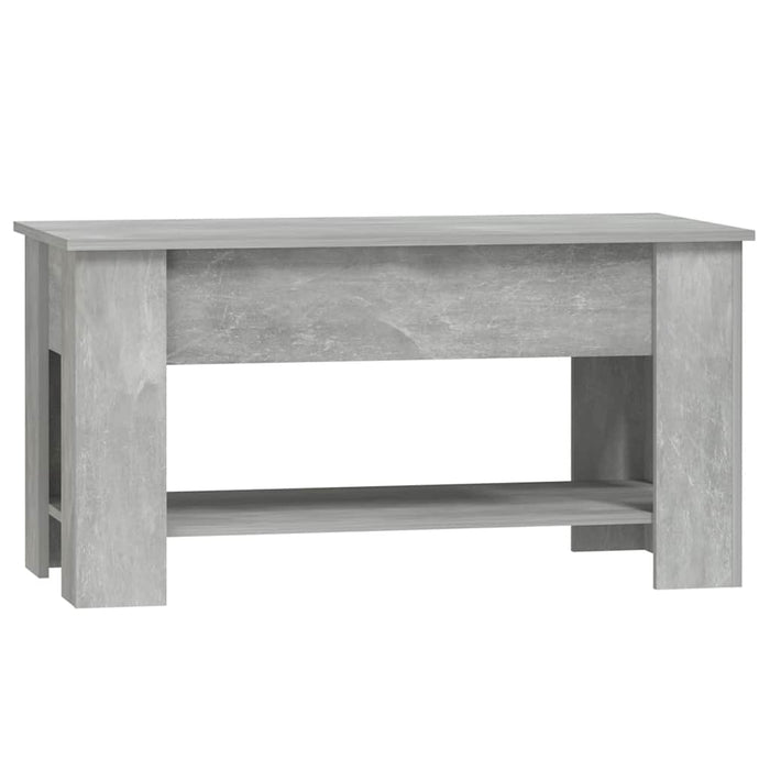 Măsuță de cafea, gri beton, 101x49x52 cm, lemn prelucrat - WALTI WALTI