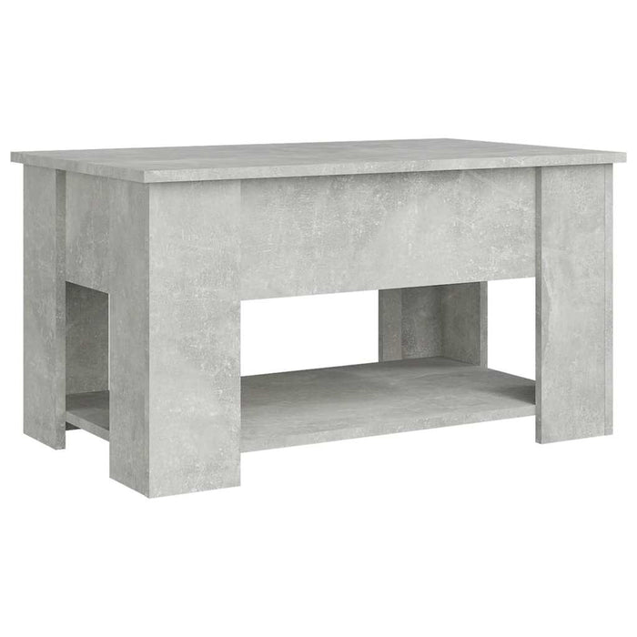 Măsuță de cafea, gri beton, 79x49x41 cm, lemn prelucrat - WALTI WALTI