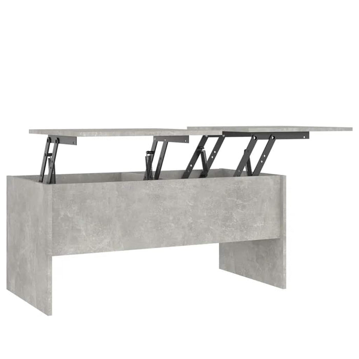 Măsuță de cafea, gri beton, 102x50,5x46,5 cm, lemn prelucrat - WALTI WALTI
