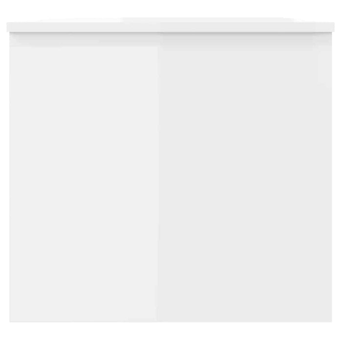 Măsuță de cafea alb extralucios 102x50,5x46,5 cm lemn prelucrat WALTI