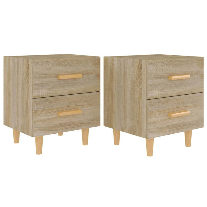 Noptiere, 2 buc., stejar sonoma, 40x35x47,5 cm - WALTI WALTI