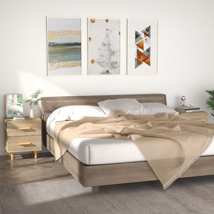 Noptiere, 2 buc., stejar sonoma, 40x35x47,5 cm - WALTI WALTI