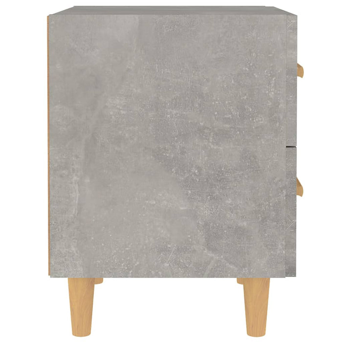 Noptieră, gri beton, 40x35x47,5 cm WALTI