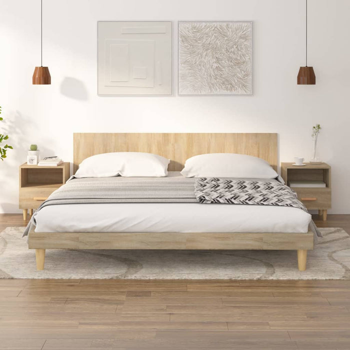 Noptiere, 2 buc., stejar sonoma, 40x35x47 cm - WALTI WALTI