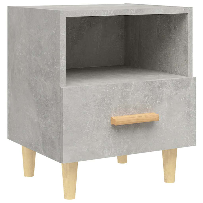 Noptiere, 2 buc., gri beton, 40x35x47 cm - WALTI WALTI