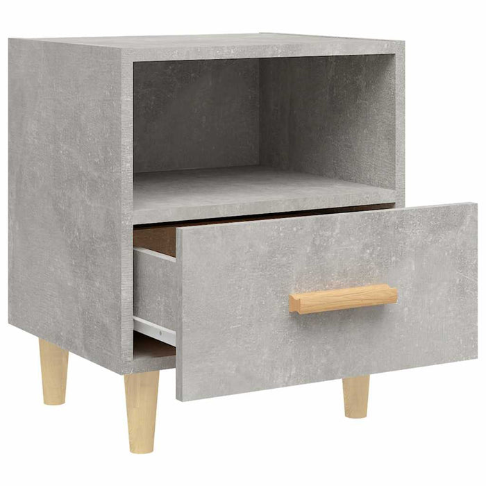 Noptiere, 2 buc., gri beton, 40x35x47 cm - WALTI WALTI