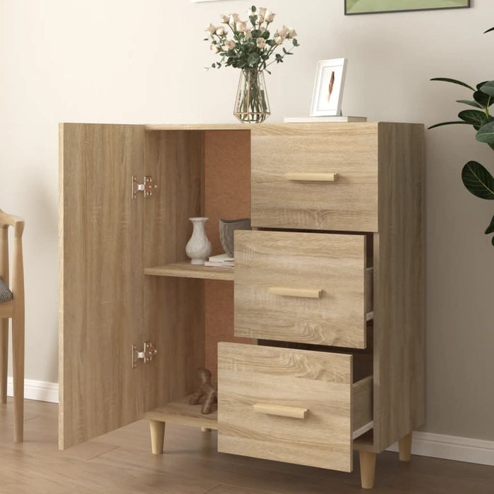Dulap, stejar sonoma, 69,5x34x90 cm, lemn compozit - WALTI WALTI