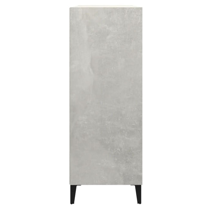 Măsuță de cafea, gri beton, 69,5x32,5x90 cm, lemn prelucrat - WALTI WALTI