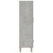 Dulap înalt, gri beton, 70x31x115 cm, lemn compozit - WALTI WALTI