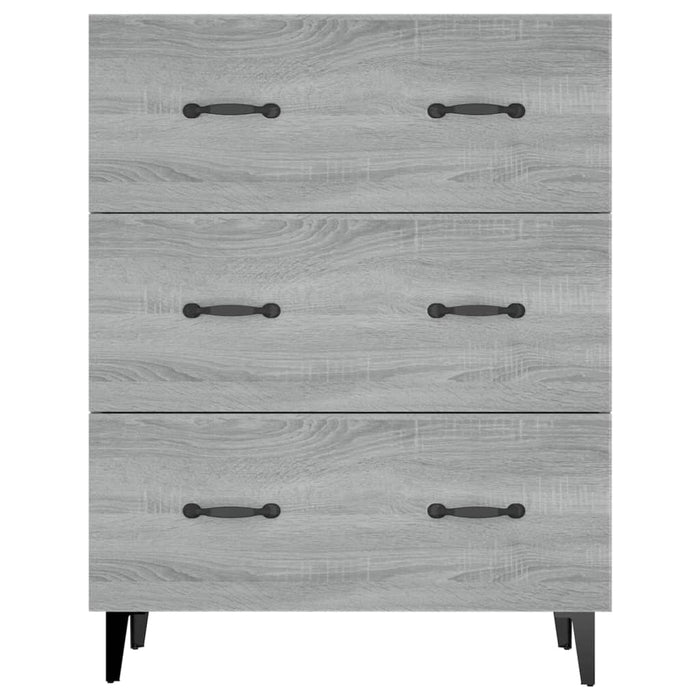 Dulap, gri sonoma, 69,5x34x90 cm, lemn compozit - WALTI WALTI