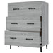 Dulap, gri sonoma, 69,5x34x90 cm, lemn compozit - WALTI WALTI