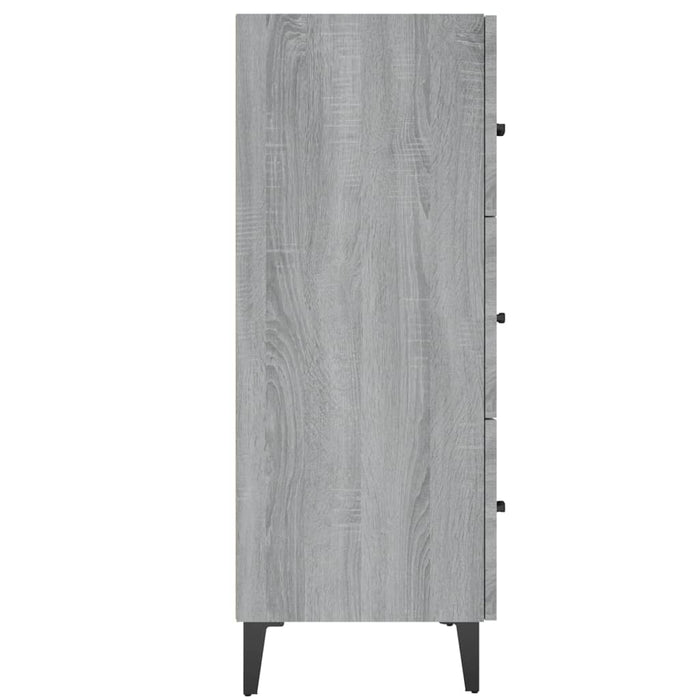 Dulap, gri sonoma, 69,5x34x90 cm, lemn compozit - WALTI WALTI