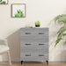 Dulap, gri sonoma, 69,5x34x90 cm, lemn compozit - WALTI WALTI