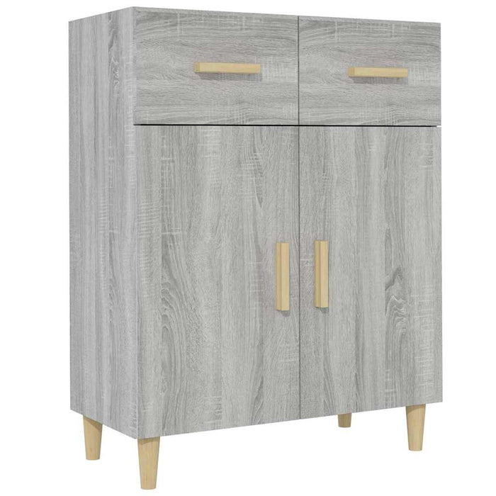 Servantă, gri sonoma, 69,5x34x89 cm, lemn prelucrat WALTI