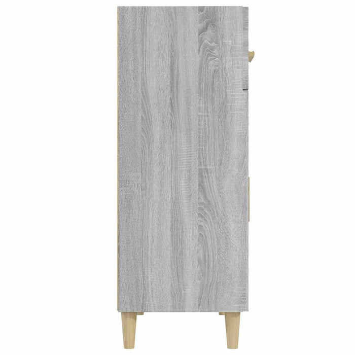 Servantă, gri sonoma, 69,5x34x89 cm, lemn prelucrat WALTI
