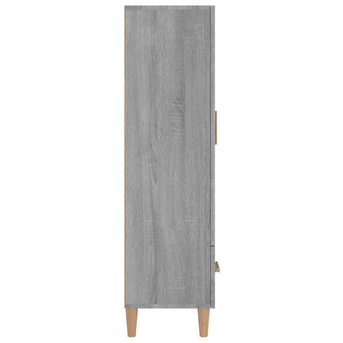 Dulap înalt, gri sonoma, 70x31x115 cm, lemn compozit - WALTI WALTI