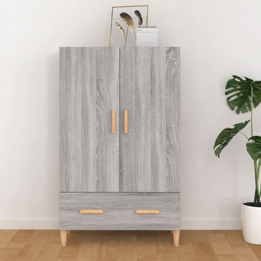 Dulap înalt, gri sonoma, 70x31x115 cm, lemn compozit - WALTI WALTI