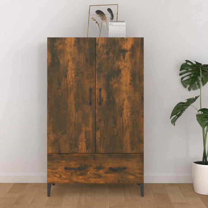 Dulap înalt, stejar fumuriu, 70x31x115 cm, lemn prelucrat - WALTI WALTI