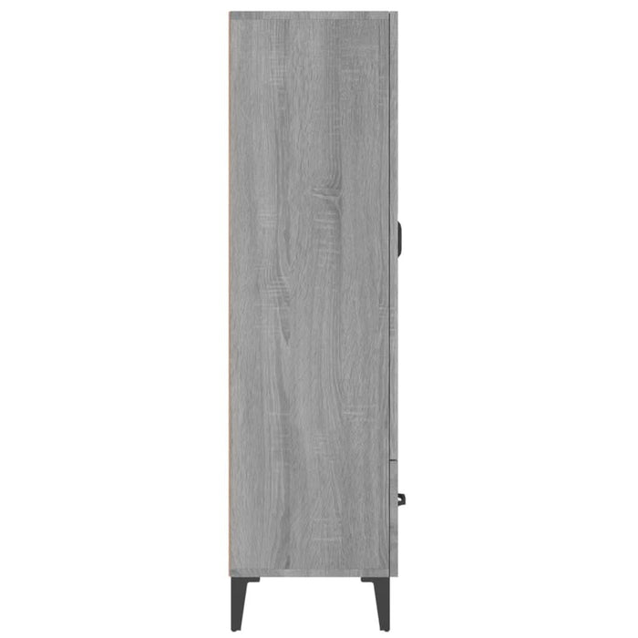 Dulap înalt, gri sonoma, 70x31x115 cm, lemn compozit - WALTI WALTI