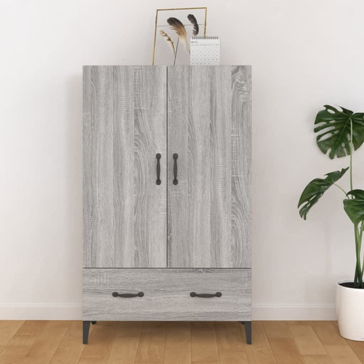 Dulap înalt, gri sonoma, 70x31x115 cm, lemn compozit - WALTI WALTI