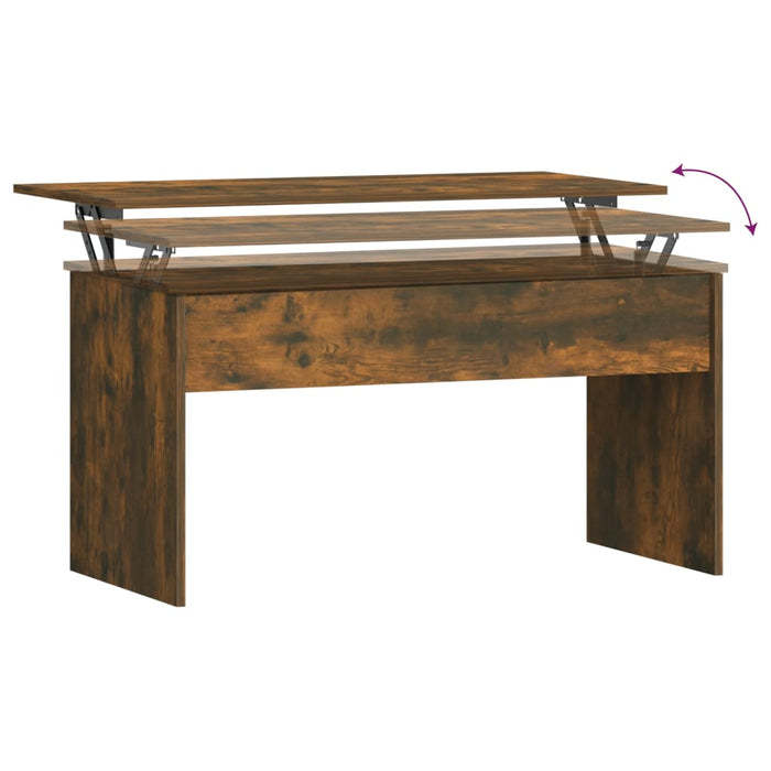 Măsuță de cafea stejar fumuriu 102x50,5x52,5 cm lemn prelucrat WALTI