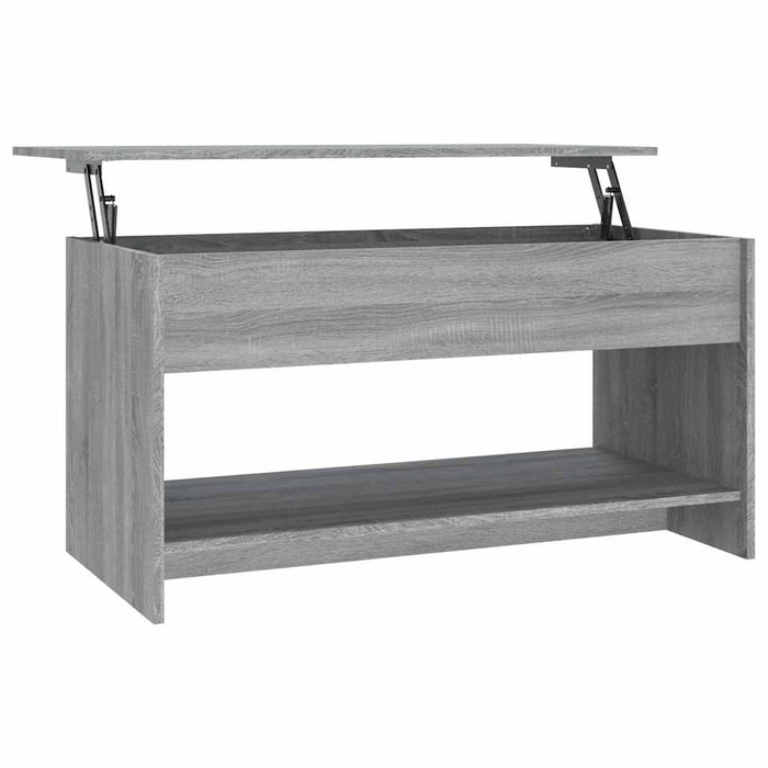 Măsuță de cafea, gri sonoma, 102x50x52,5 cm, lemn prelucrat - WALTI WALTI